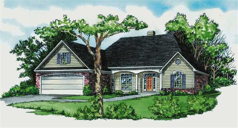 Main image for traditional home plan # 1820