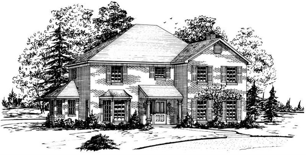 Main image for Country house plan # 1876