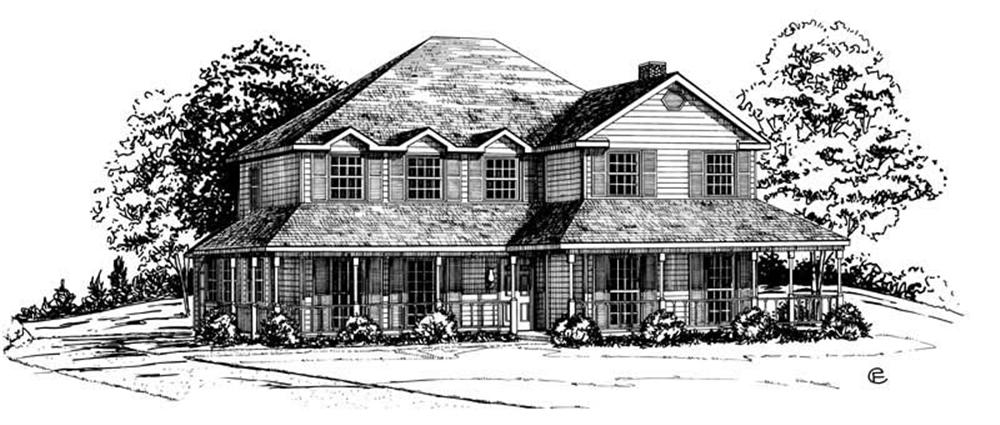 Main image for Georgian house plans # 1875