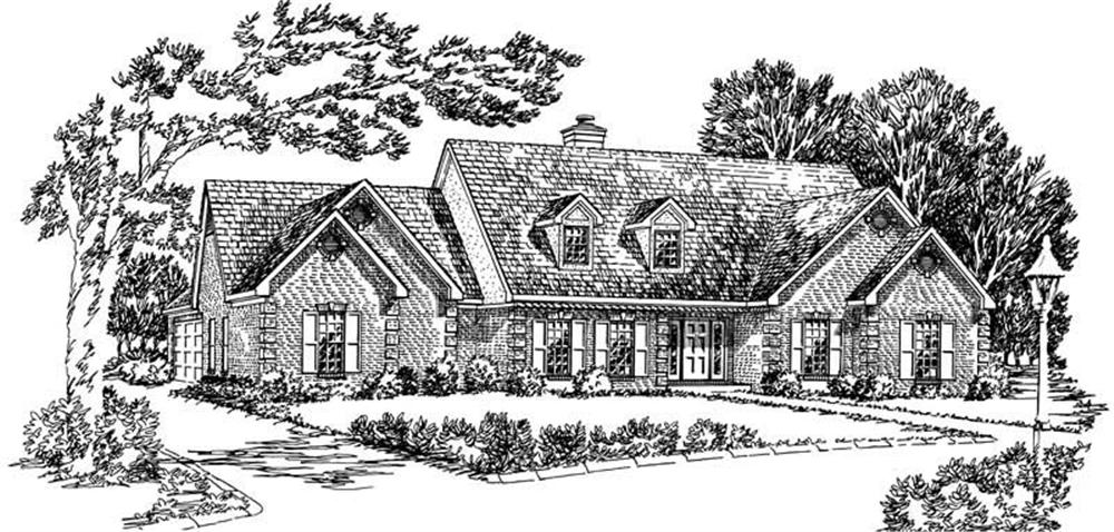 Main image for Country house plan # 1886