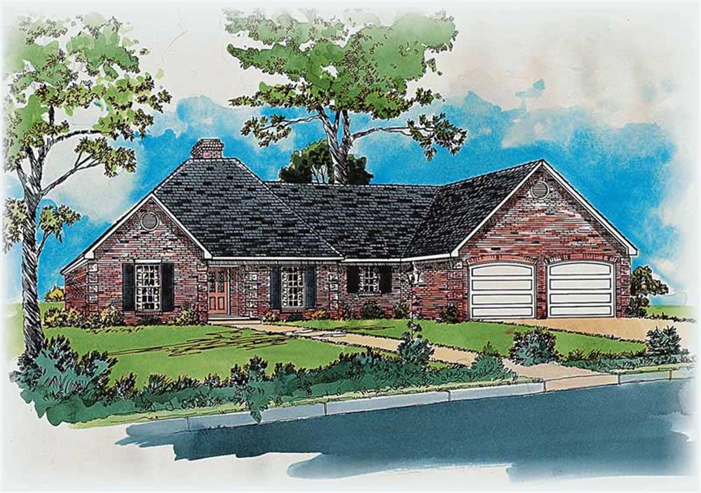 Main color image for house plan # 1787