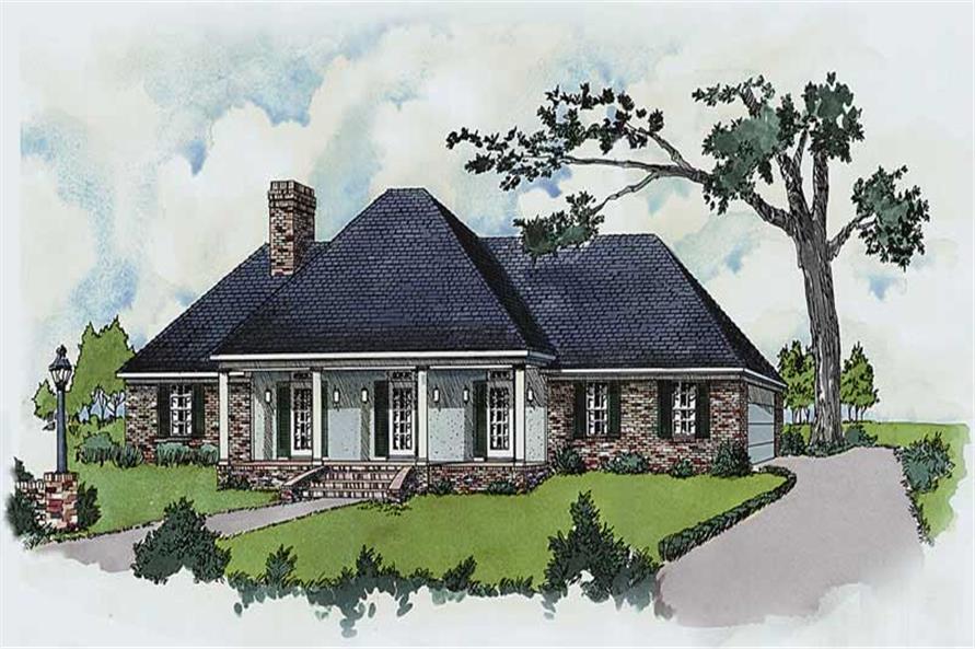 Main image for home plan # 1803