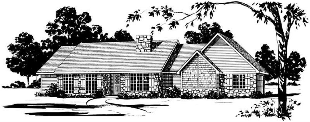 Main image for Ranch plans # 1782