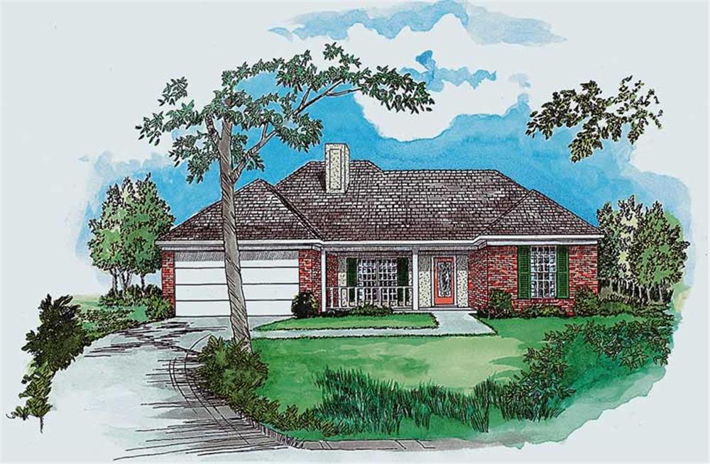 Main image for Country houseplans # 1750
