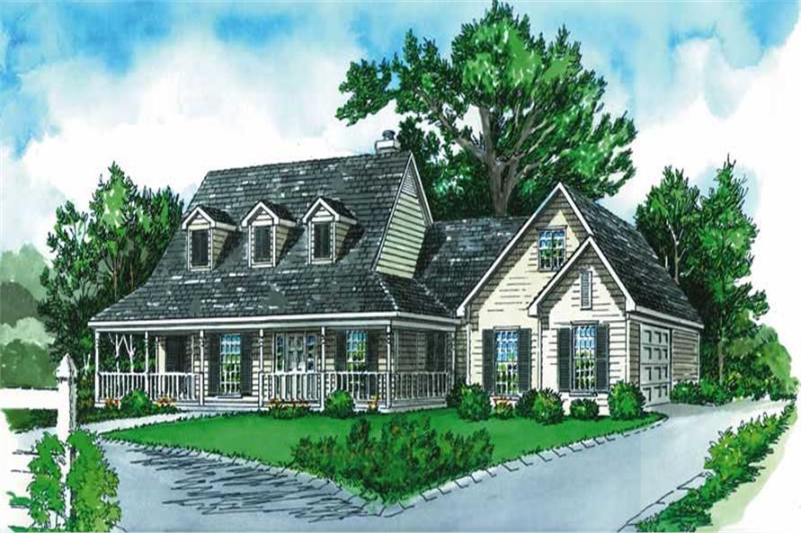 Main image for farmhouse homeplans # 1778