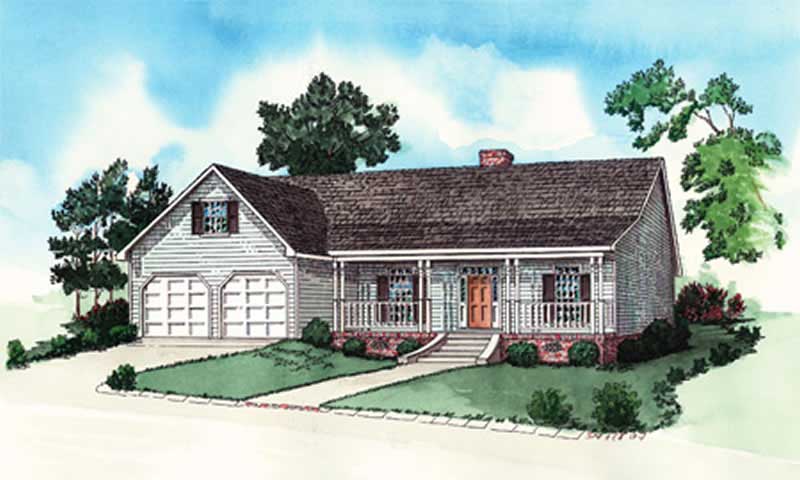 Main image for traditional home plan # 10240