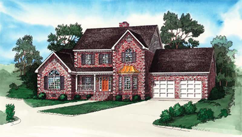 Main image for Georgian house plan # 10336