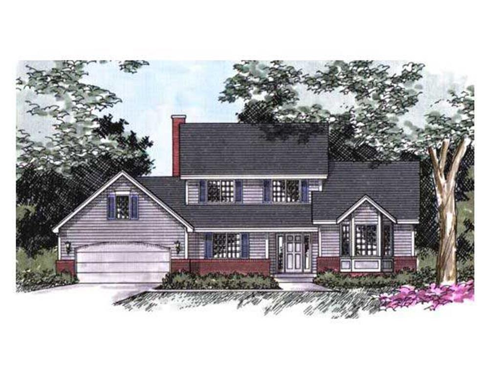 Front elevation of Country Home Plans CLS-2101.