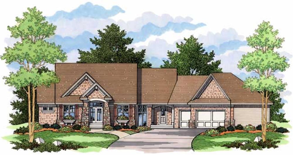Front Elevation for Country Houseplans CLS-2708.