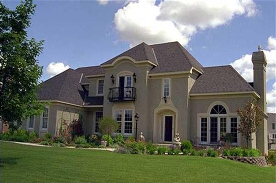 European Home Plan 4 Bedrms 3 Baths 2891 Sq  Ft  165 