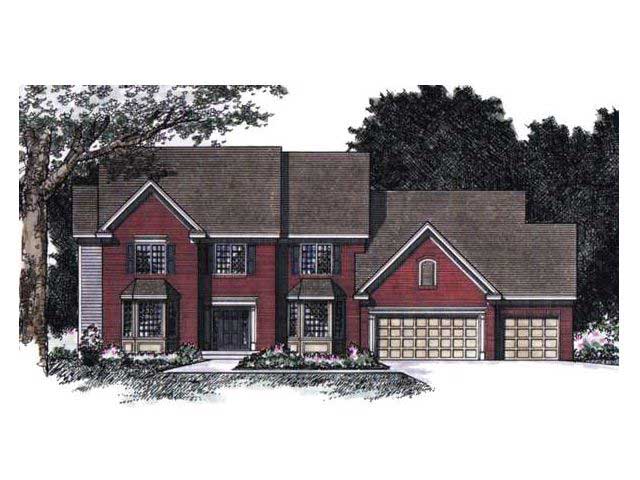 Country Home Plans CLS-3200 Front Elevation.