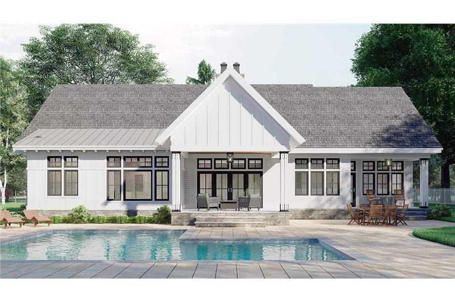 Pool of this 3-Bedroom,2419 Sq Ft Plan -165-1157