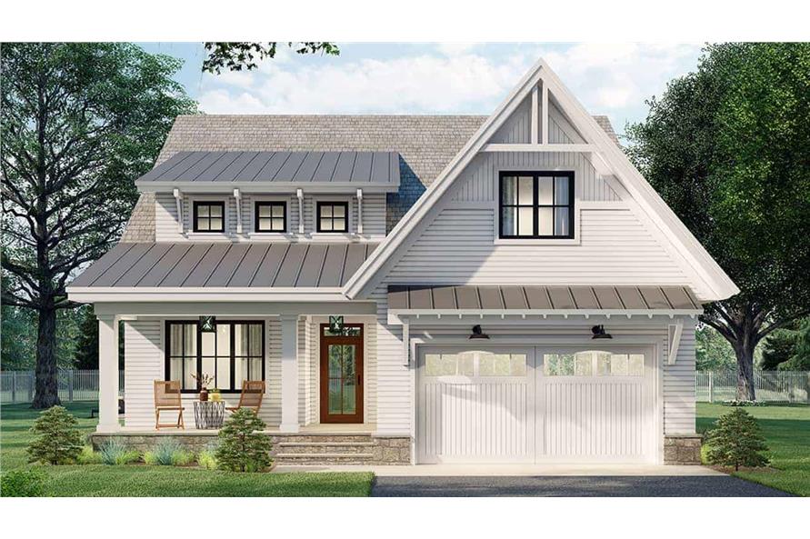 3-Bedroom, 2456 Sq Ft Cottage House Plan - 165-1168 - Front Exterior