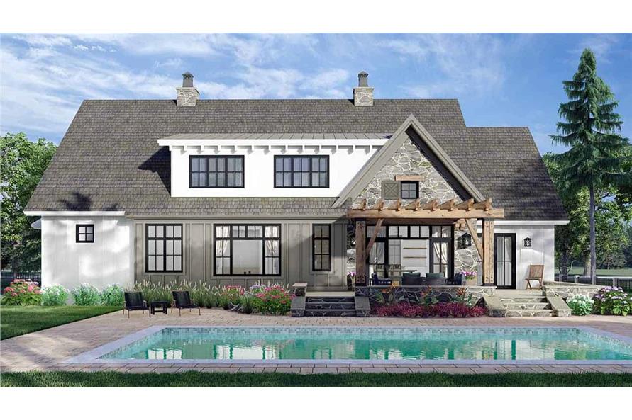 Pool of this 4-Bedroom, 2655 Sq Ft Plan - 165-1172