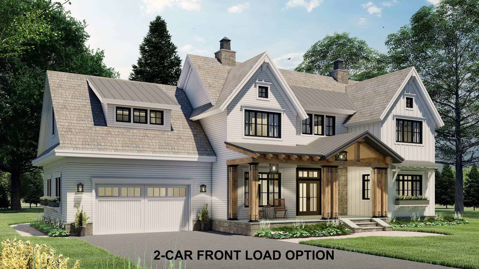 Left Side View of this 4-Bedroom, 2925 Sq Ft Plan - 165-1179