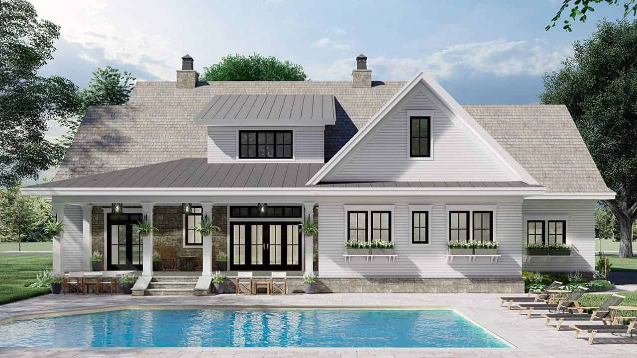 Pool of this 4-Bedroom, 2925 Sq Ft Plan - 165-1179