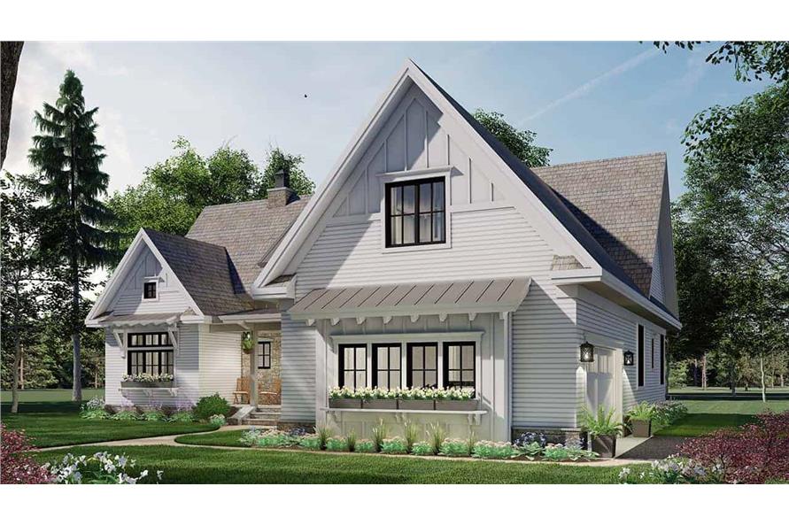 165-1181: Home Plan Rendering-Front View
