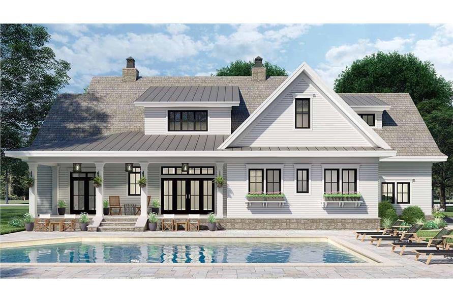 Pool of this 4-Bedroom,2862 Sq Ft Plan -165-1182
