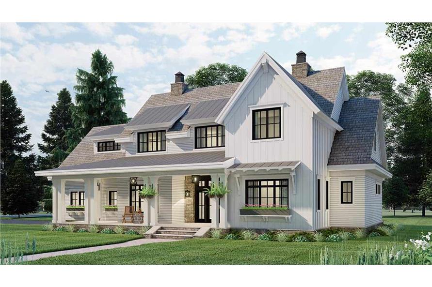 165-1182: Home Plan Rendering-Right View
