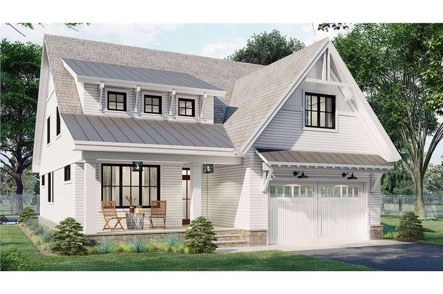 Left Side View of this 4-Bedroom, 2889 Sq Ft Plan - 165-1186