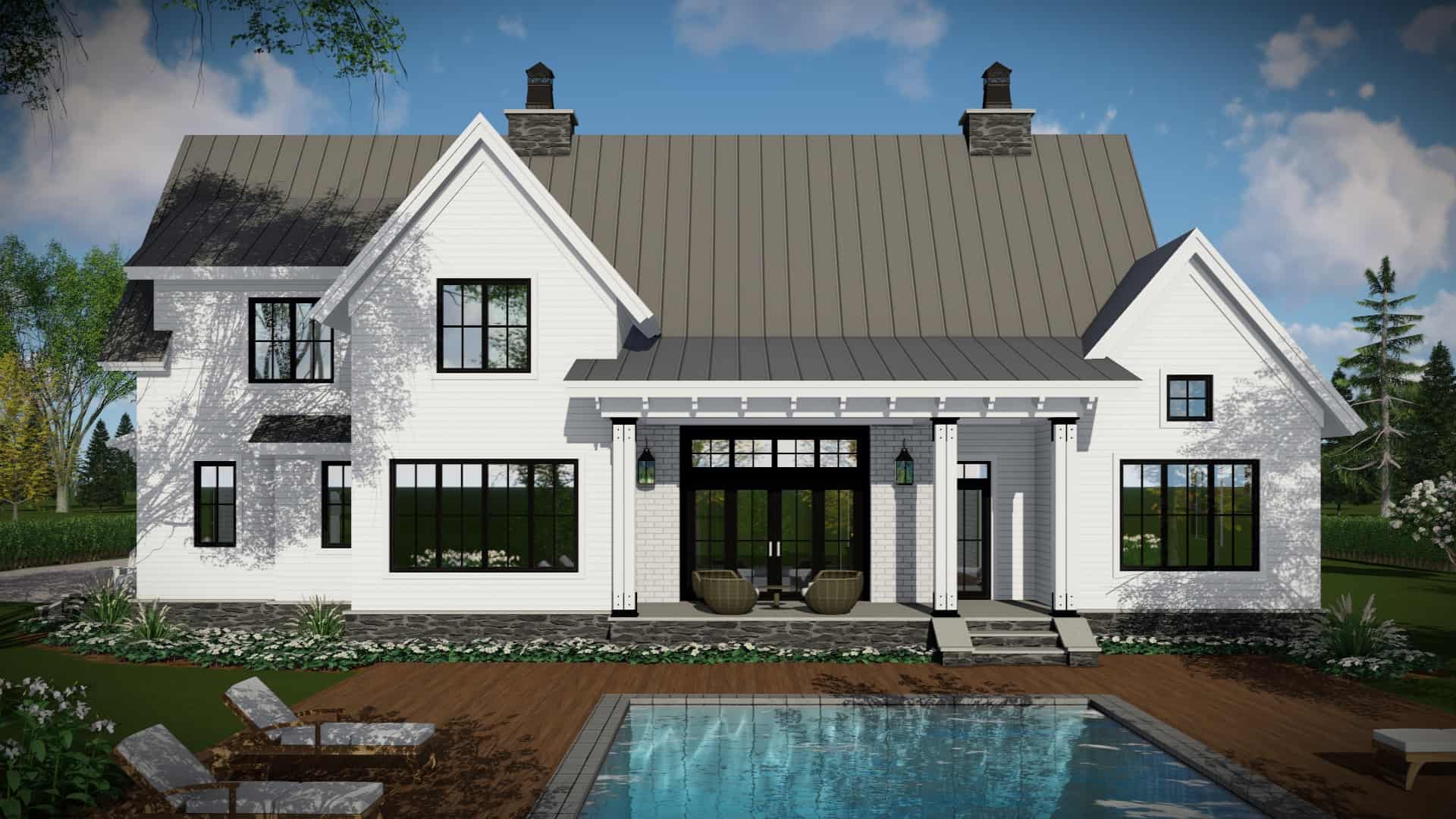 Pool of this 4-Bedroom, 2528 Sq Ft Plan - 165-1191