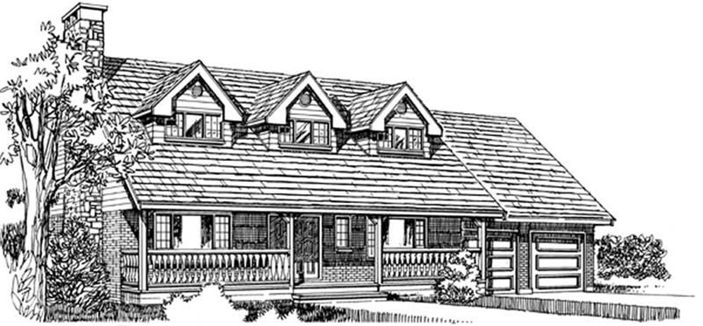 Main image for house plan # 7038