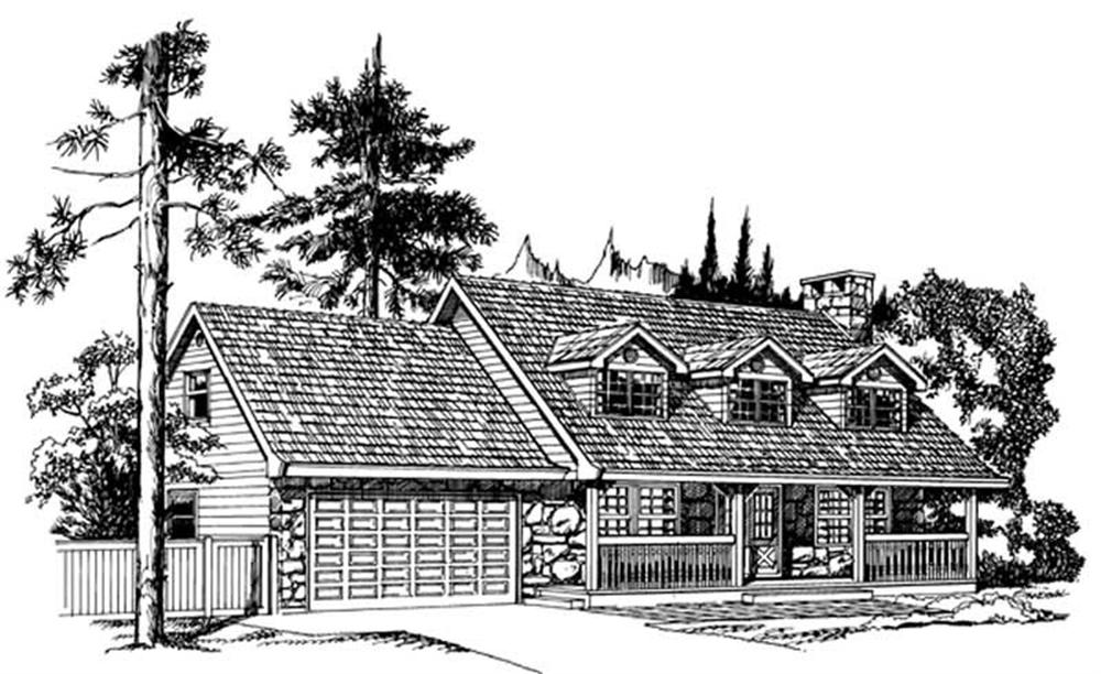 Main image for house plan # 7022