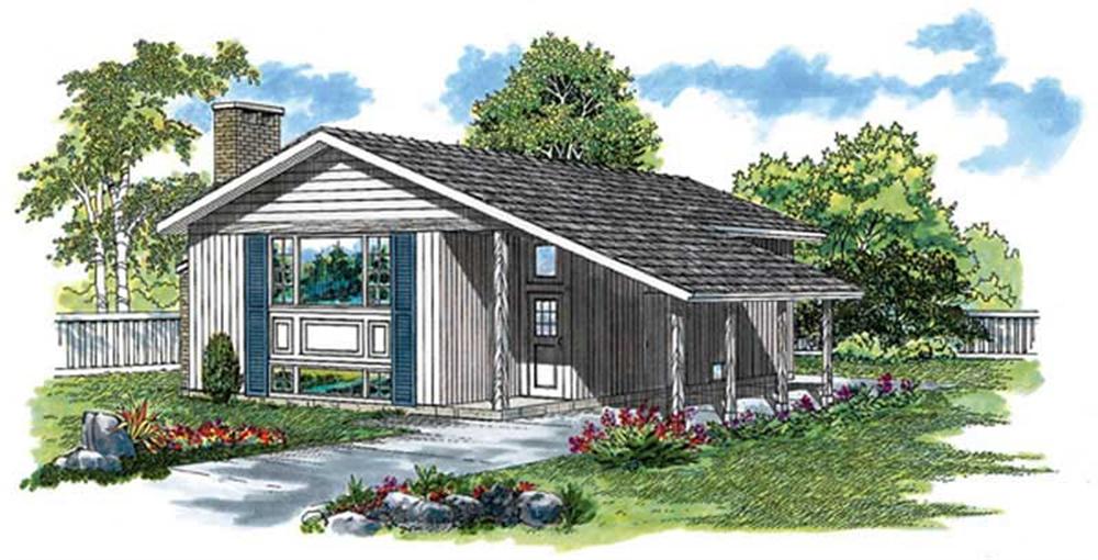 Main image for house plan # 7027