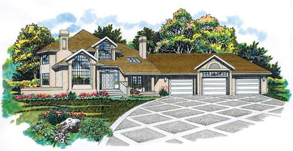 Main image for house plan # 7107