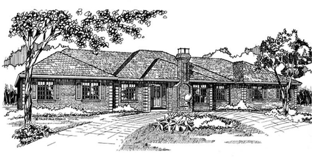 Main image for house plan # 7081