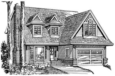 4-Bedroom, 2262 Sq Ft Traditional Home Plan - 167-1069 - Main Exterior