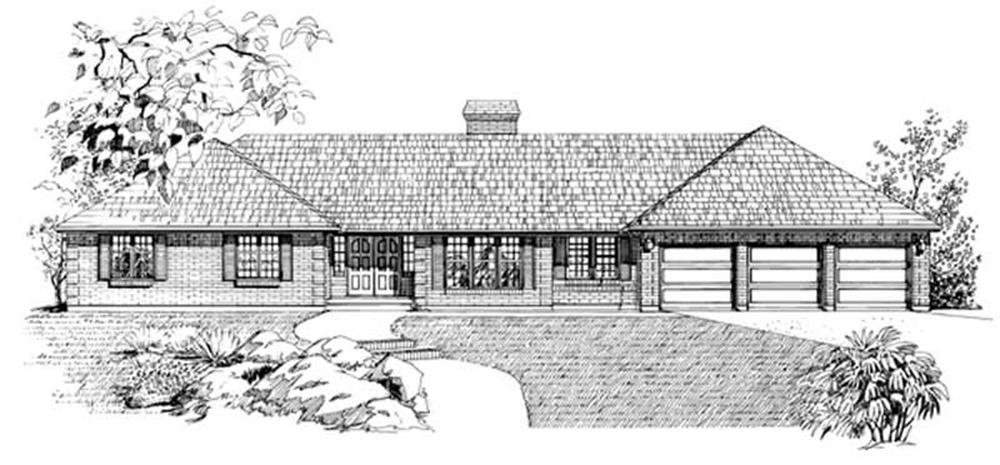 Main image for house plan # 7091
