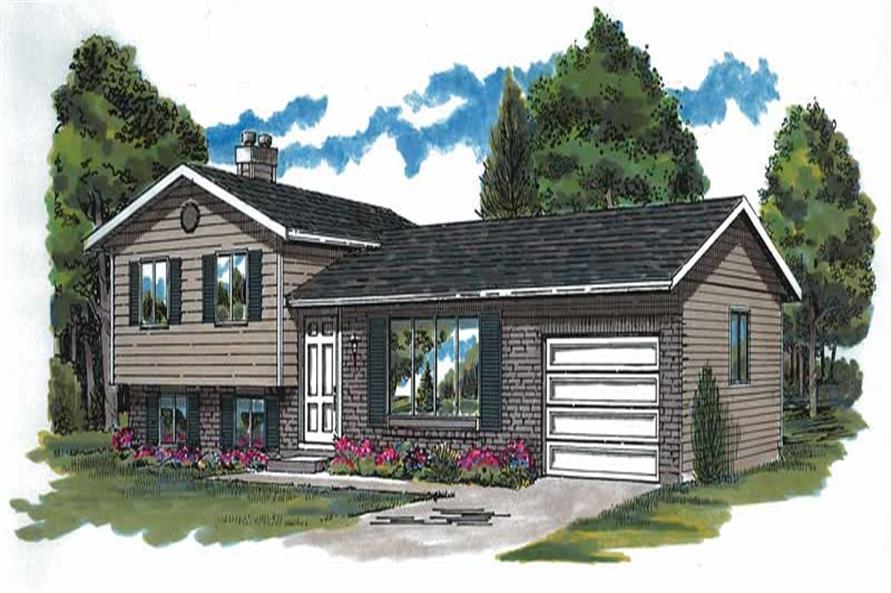 Main image for house plan # 7012