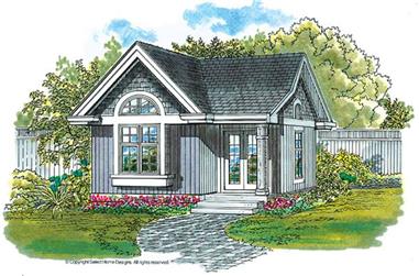 0-Bedroom, 288 Sq Ft Craftsman House Plan - 167-1085 - Front Exterior