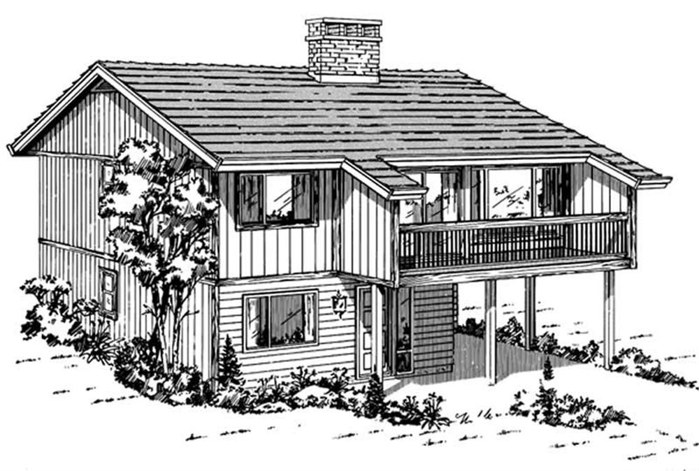 Main image for house plan # 7017