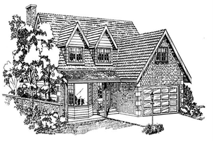 Main image for house plan # 7024