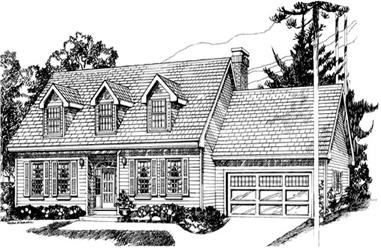3-Bedroom, 2324 Sq Ft Traditional Home Plan - 167-1116 - Main Exterior