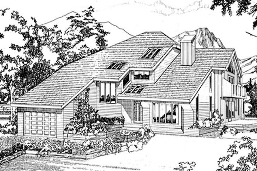 Main image for house plan # 7338