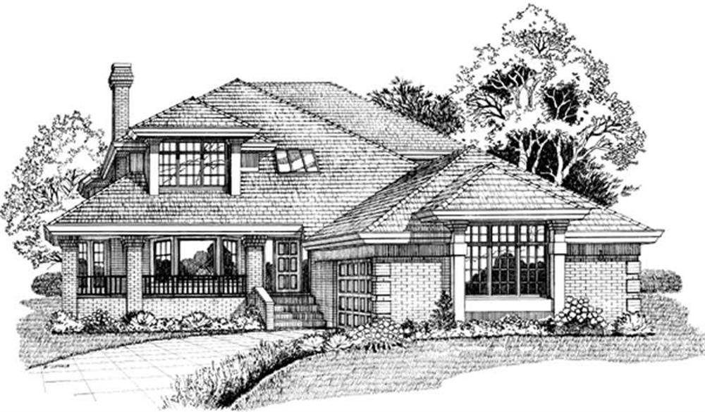Contemporary home (ThePlanCollection: Plan #167-1137)