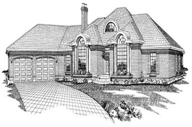 4-Bedroom, 2959 Sq Ft Contemporary House Plan - 167-1159 - Front Exterior