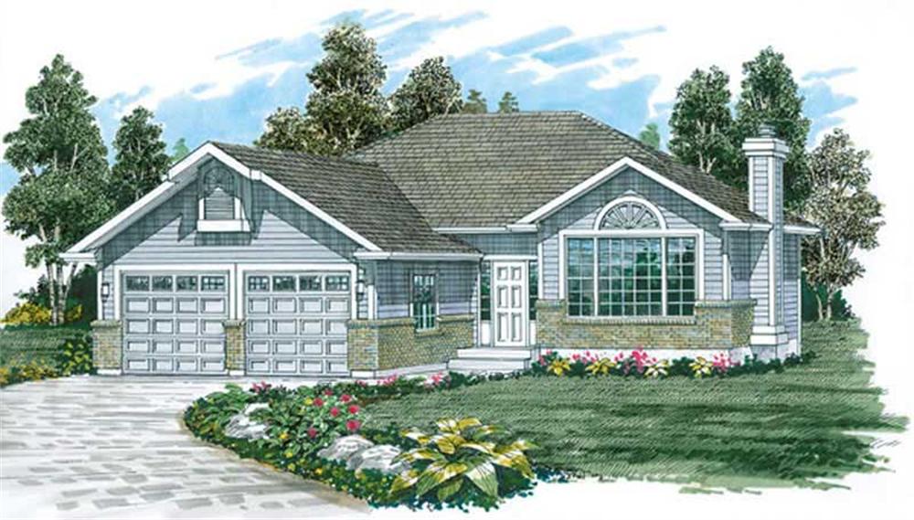 Main image for house plan # 7143