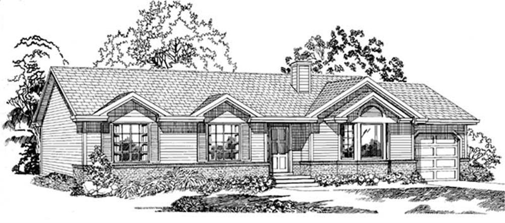 Main image for house plan # 7162