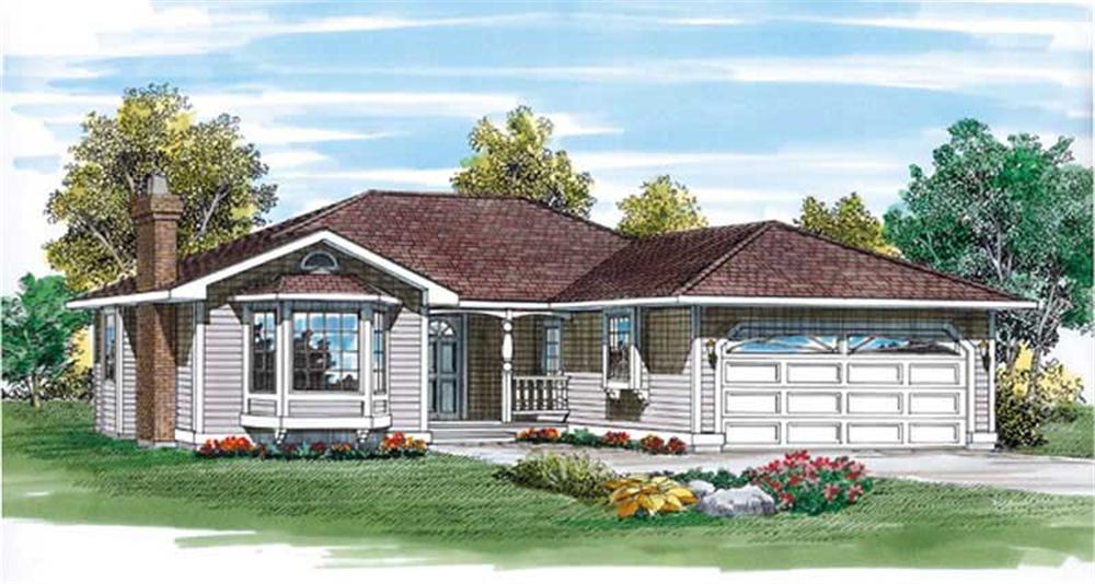 Main image for house plan # 7163