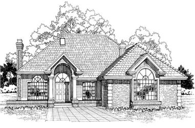 3-Bedroom, 2094 Sq Ft Contemporary Home Plan - 167-1173 - Main Exterior