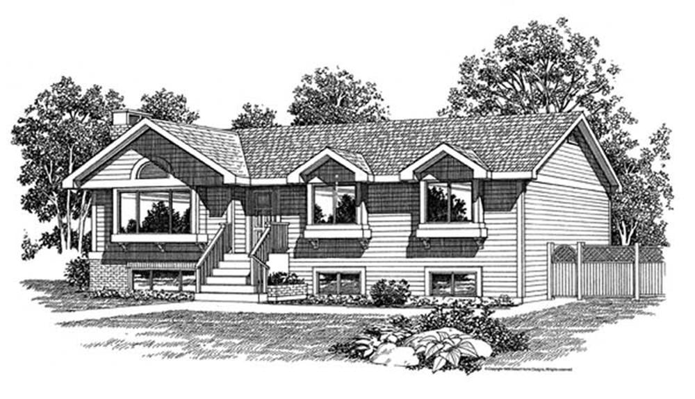 Main image for house plan # 7155