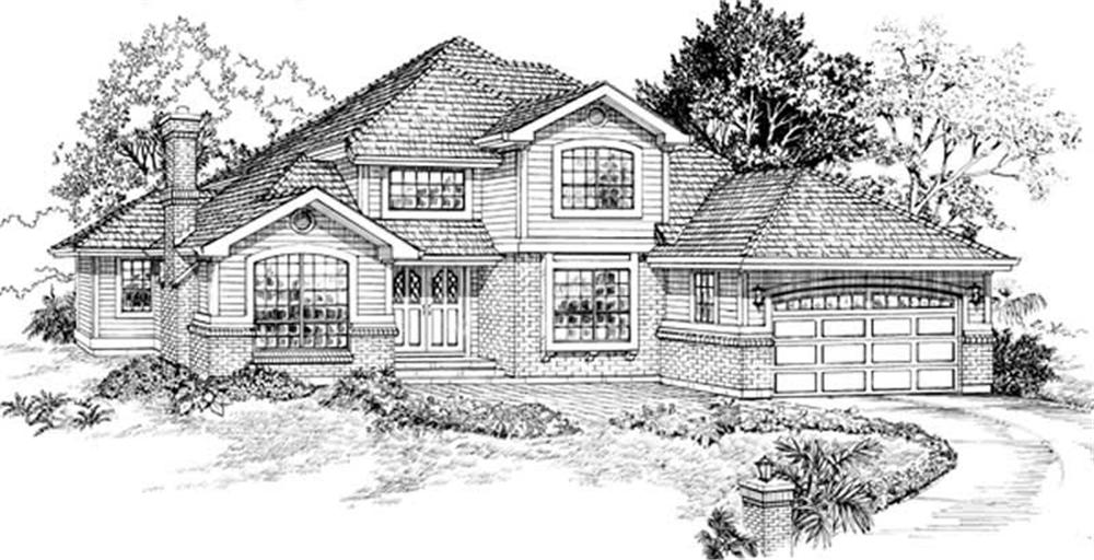 Main image for house plan # 7204