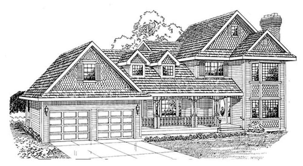 Main image for house plan # 7182