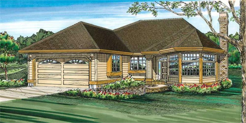 Main image for house plan # 7085