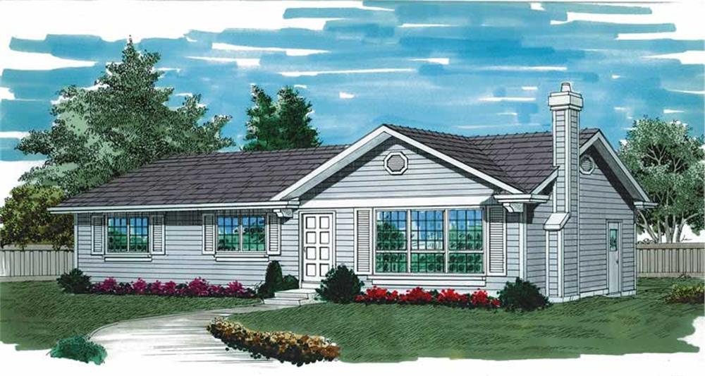 Main image for house plan # 7141