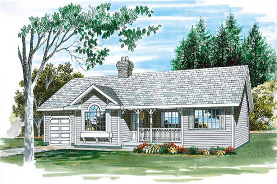 Main image for house plan # 7144